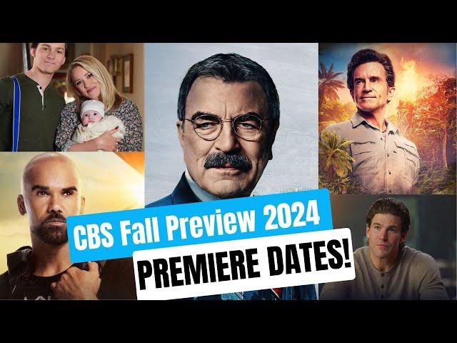 CBS FALL TV Preview 2024 | PREMIERE DATES REVEALED! | BLUE BLOODS, S.W.A.T., NCIS: ORIGINS | MORE! 