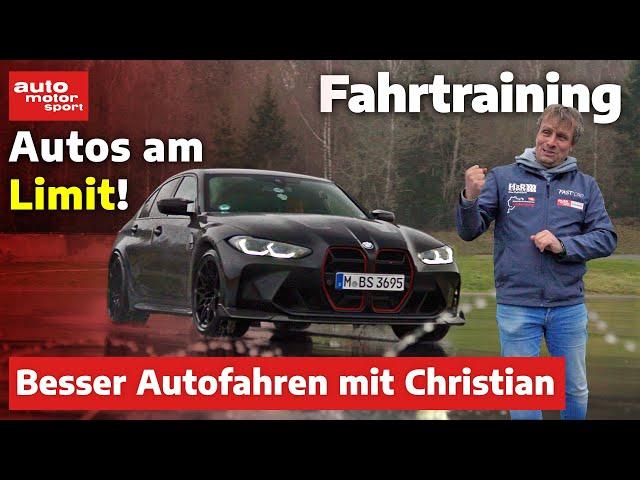 Autos am Limit: Fahrtraining mit Christian Menzel | auto motor und sport