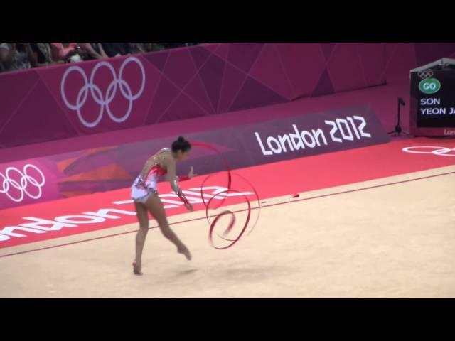 SON Yeon Jae London Olympics 2012 Individual Final Ribbon 손연재