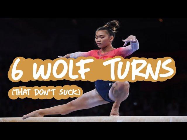 Gymnastics - 6 Almost Amazing? Wolf Turns (requested video)