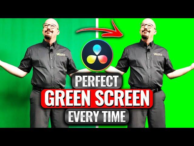 Perfect Green Screen: Flawless Chroma Key in DaVinci Resolve