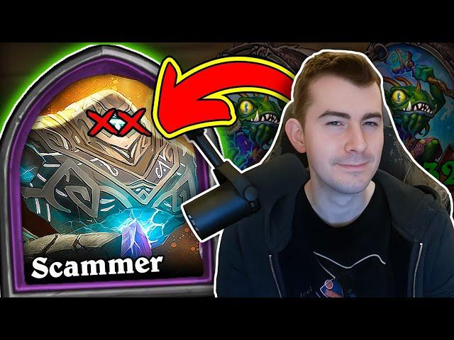 Destroying a Scammer with This Trick! | Hearthstone Battlegrounds