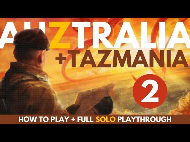 Auztralia Board Game | Part 2 | Solo Playthrough with Tazmania Expansion