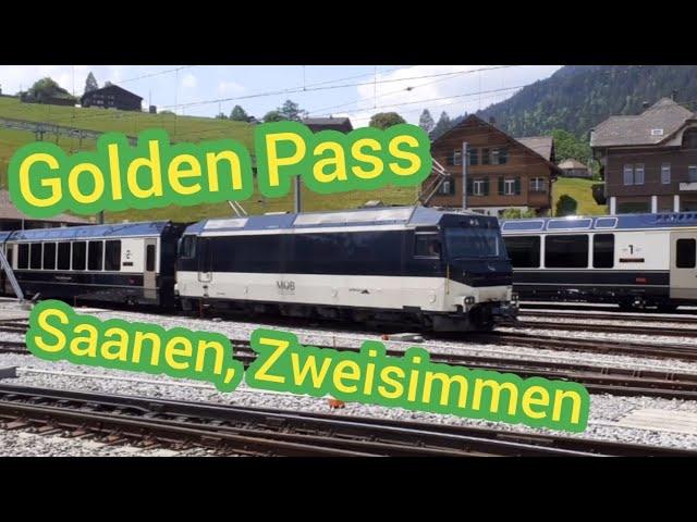 Golden Pass Trains in Saanen and Zweisimmen!