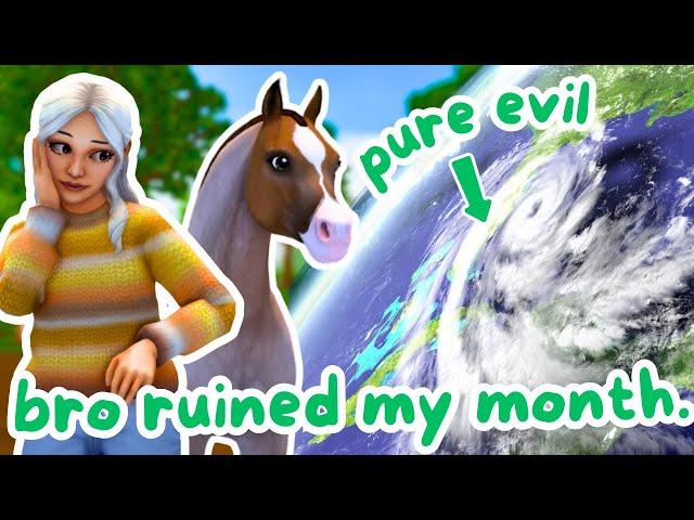 hurricane milton ruined my plans ️ buying the robot horse