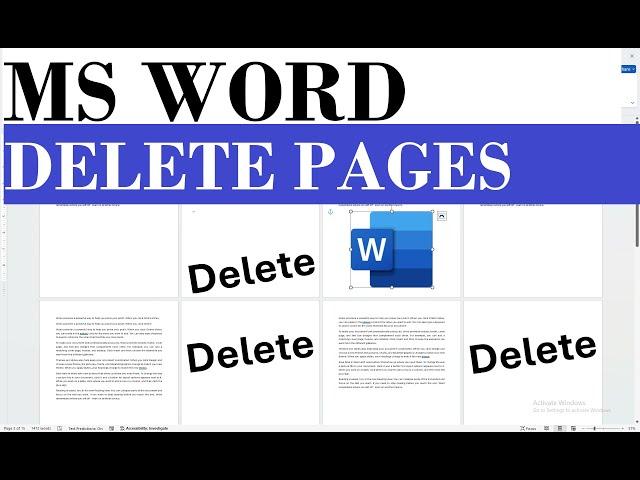 How to Delete an Unwanted Page in Microsoft Word