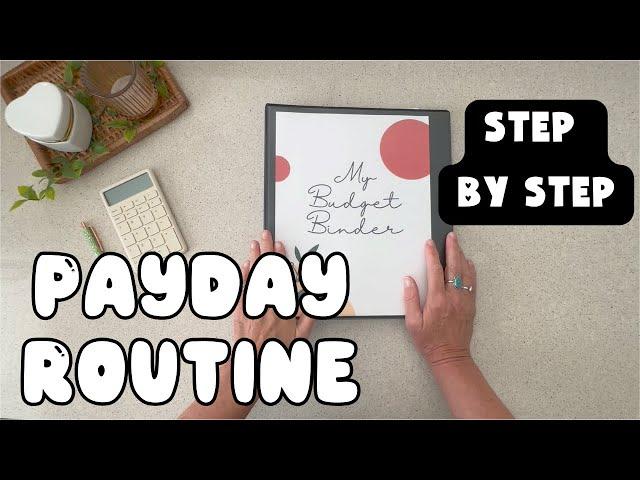 EASY Payday Routine | Beginner Budget Setup | Step by Step Get Out Of Debt  | Cash Stuffing
