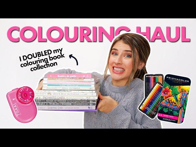 I DOUBLED My Colouring Book Collection... // HUGE ADULT COLOURING HAUL 