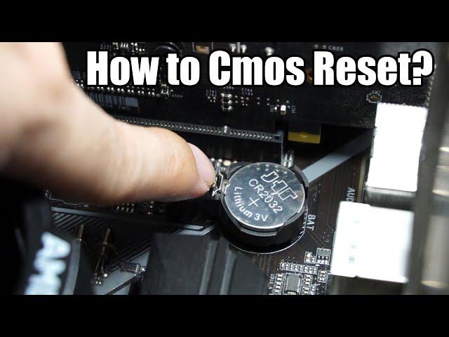 How to remove cmos battery in your pc? Cmos reset / hard reset on bios