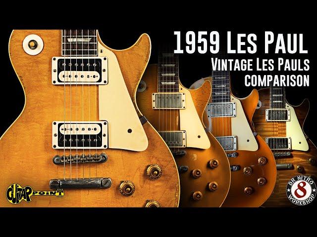 Vintage 1959 Les Paul Burst and 1957 Les Paul Goldtop Vs Dr.Nito (8Bomb Custom) work. Udo Pipper