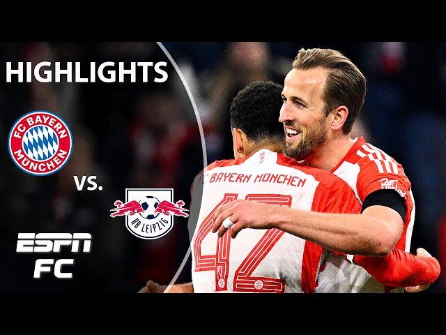  Kane came to PLAY  Bayern Munich vs. RB Leipzig | Bundesliga Highlights | ESPN FC