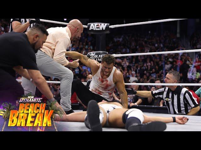 EXCLUSIVE POST SHOW FOOTAGE of MJF's BRUTAL ATTACK on Daniel Garcia! | 7/3/24, AEW Dynamite