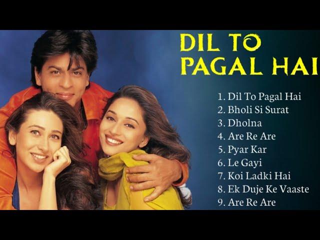 Dil To Pagal Hai Movie All Songs || Audio Jukebox || Shahrukh Khan &  Madhuri Dixit,Karishma