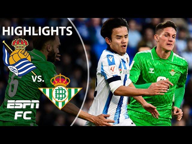  STALEMATE!  Real Sociedad vs. Real Betis | LALIGA Highlights | ESPN FC