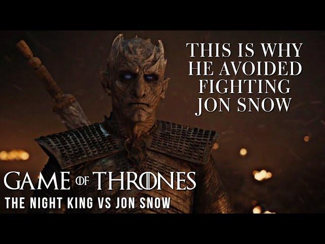 The Real Reason Why The Night King Didn't Fight Jon Snow During The Long Night Battle at Winterfell?