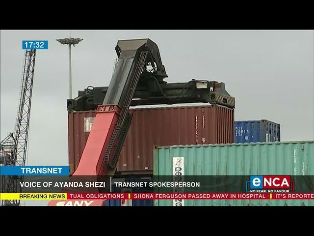 Transnet force majeure lifted as of Monday