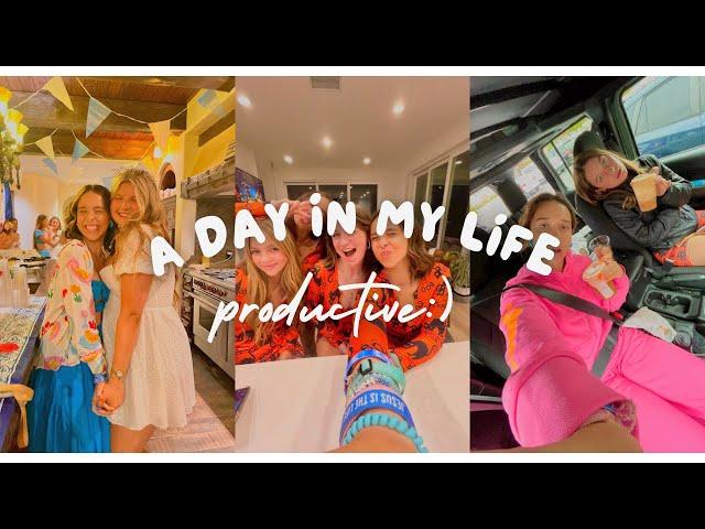 Productive day in the Life Vlog (spin class, shopping, party, grwm, ect) !!! #Lisi #LisiShops #vlog