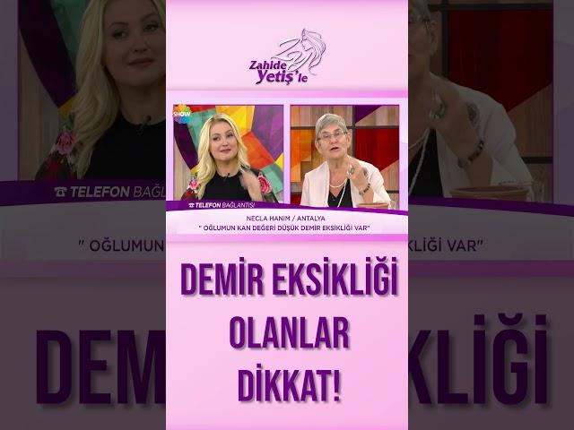 Canan Karatay: "Demir eksikliğinin en büyük nedeni D vitamini eksikliğidir!"