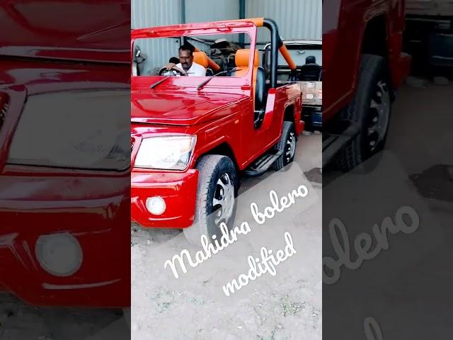 Mahindra bolero modified to   convertible #modified #brotomotiv #restoration #carsofinstagram