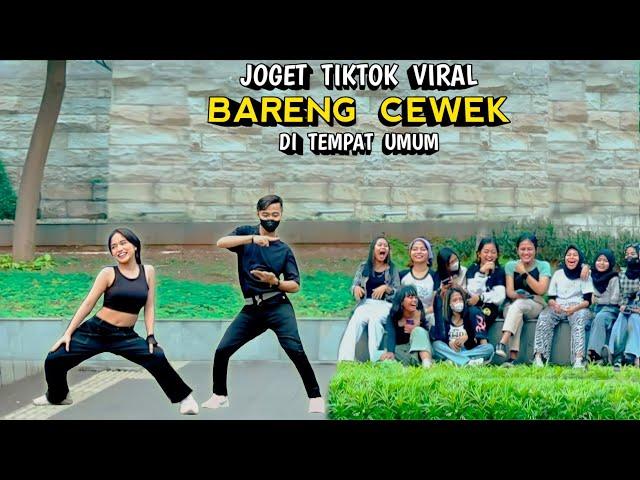 JOGET TIKTOK VIRAL BARENG CEWEK DI TEMPAT UMUM.. NGAKAK PARAH