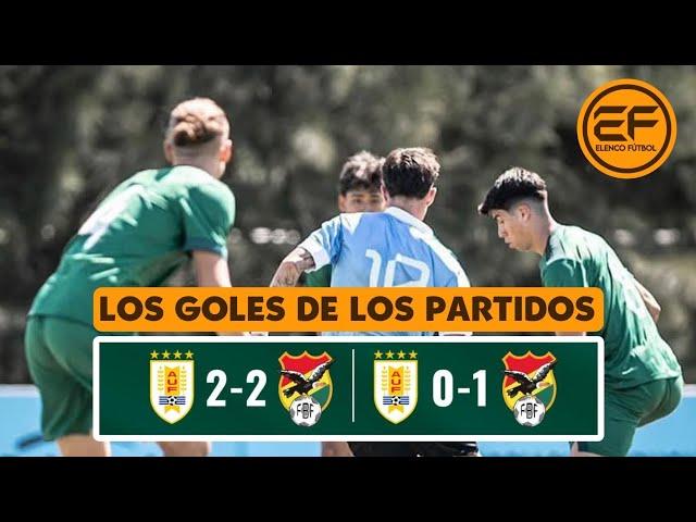  Los goles de los partidos amistosos de las selecciones Sub 20 de Bolivia y Uruguay