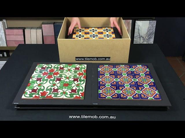 Unboxing - "Handmade Patterned Mexican Talavera Tiles"