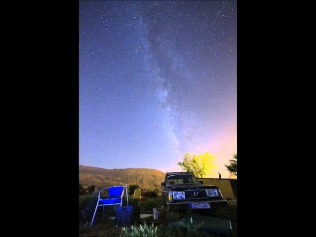 Camelopardalids Meteor Shower over Bcharre, Lebanon