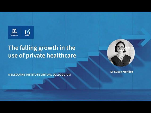 The falling growth in the use of private healthcare