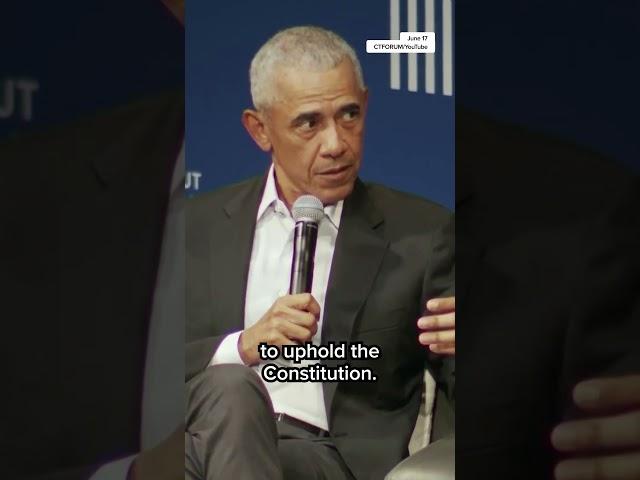 Obama warns the U.S. is ‘dangerously close’ to slipping into autocracy under Trump