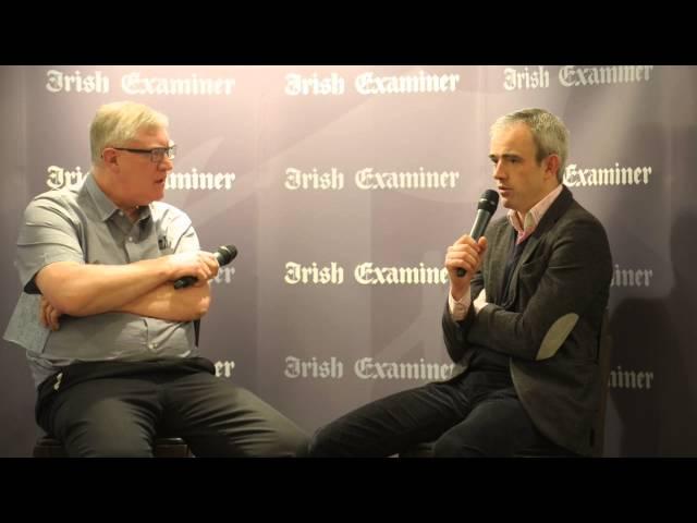 Ruby Walsh and Pat Keane having fun at the Irish Examiner breakfast