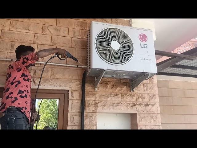 LG AC service with jet pump