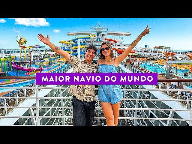 Nossa Primeira Vez em um CRUZEIRO no MAIOR NAVIO do MUNDO - Royal Caribbean