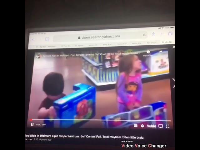 Spoiled Kids In Walmart Epic Temper Tantrum Self Control Fail Total Mayhem Rotten Little Bratz