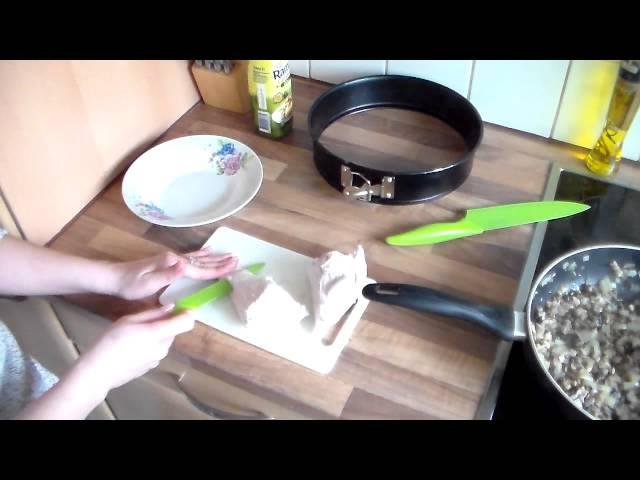 ЛОРАНСКИЙ ПИРОГ С ИНДЮШКОЙ И ГРИБАМИ