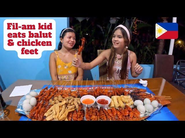 Brianna Tries Filipino Street Food For The First Time