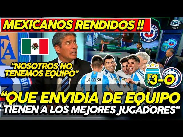 MEXICANOS ENVIDI4N EL EQUIPAZO DE ARGENTINA ¡NOSOTROS NO TENEMOS NADA, SON LOS BICAMPEONES!