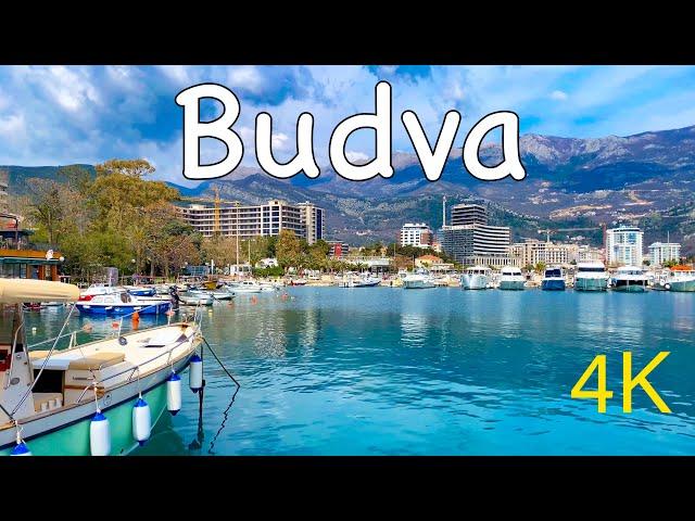 Budva Montenegro 4K Walking Tour 2024