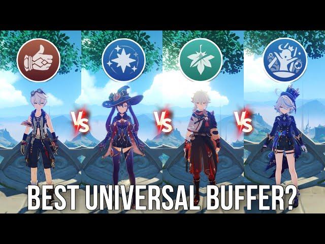 The Best Universal Buffer?? Bennett vs Mona vs Kazuha vs Furina Buff Comparisons!! Who’s The Best???