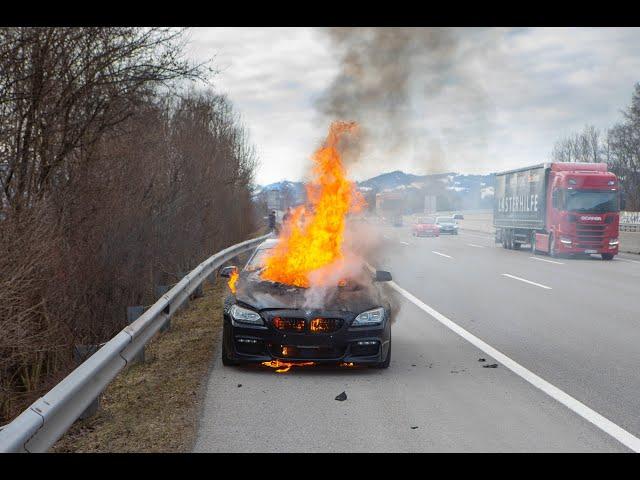 Autobrand bei Wolfurt