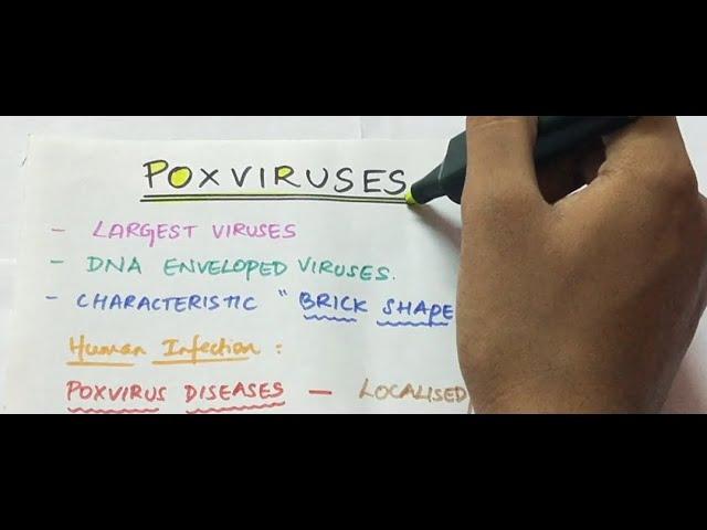 Poxviruses | Microbiology | Handwritten notes