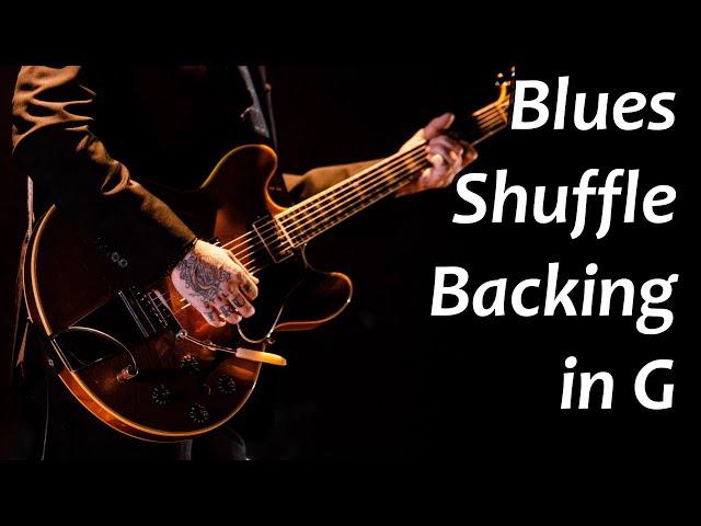 Blues Shuffle Backing Track in G