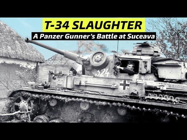 Panzer IVs vs. T-34/85s: The Intense Tank Clash at Suceava through the eyes of a Panzer Gunner