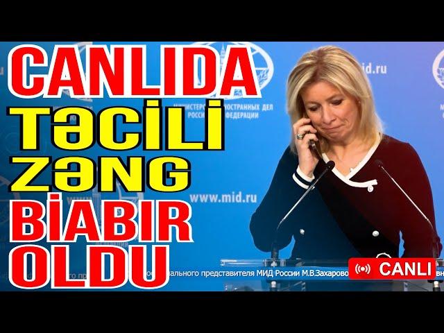 Zaxarovaya canlıda təcili zəng - Belə BİABIR OLDU - Media Turk TV