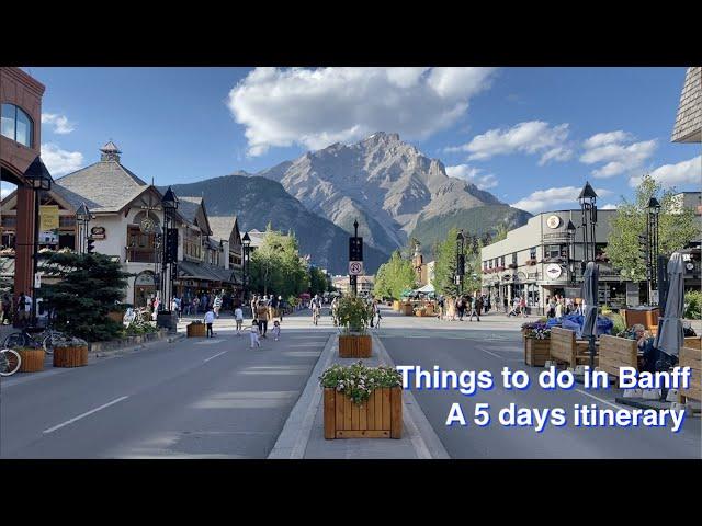 What to do in Banff National Park, Canada. Visit Banff like a pro with this 5 days itinerary.