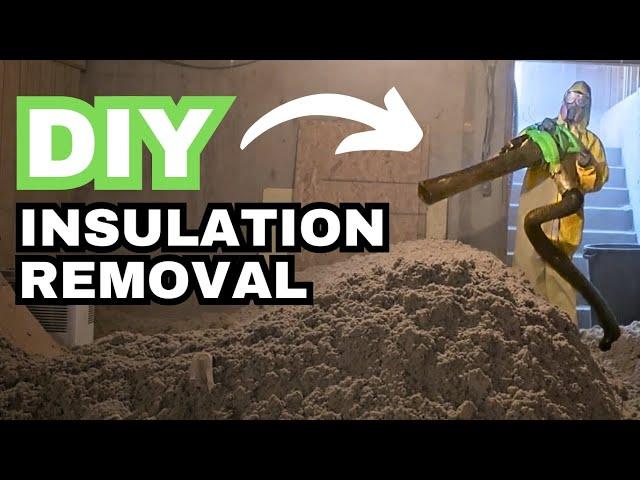 DIY: How to Use a Leaf Blower to Remove Insulation