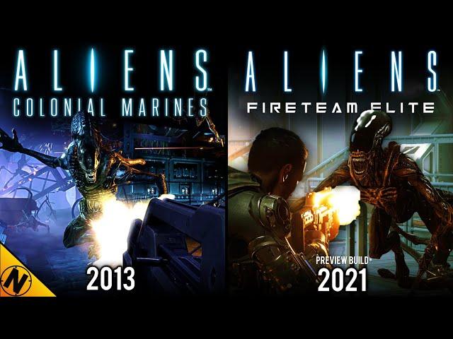 Aliens: Fireteam Elite [ALPHA] vs Aliens: Colonial Marines | Direct Comparison