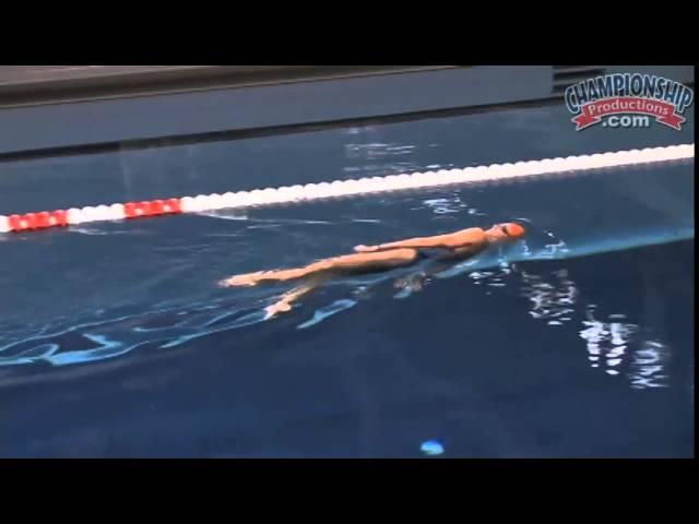 Increase Backstroke Propulsion with This Kicking Drill! - Swimming 2015 #13