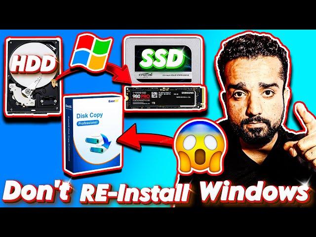 Don't RE-Install WindowsBest HDD To SSD Windows Clone & DATA Migration Software @KshitijKumar1990