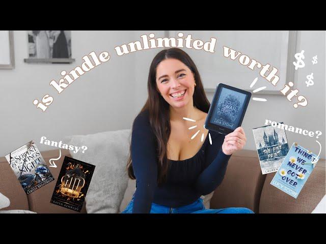 is kindle unlimited worth it? | my kindle and KU recommendations!