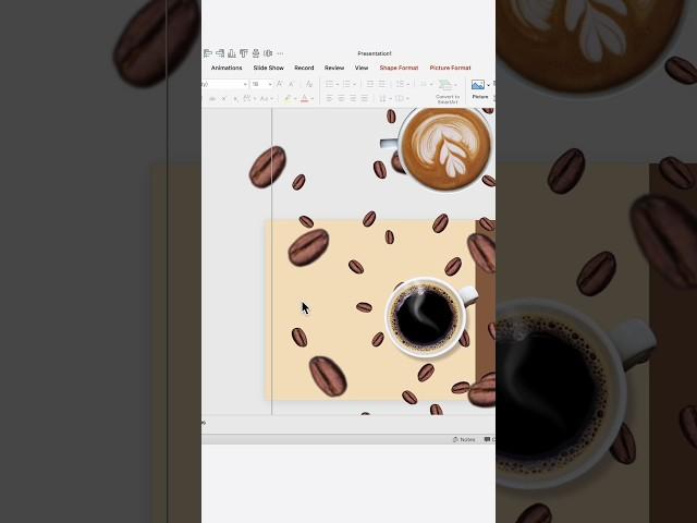 Presentation design in PowerPoint
